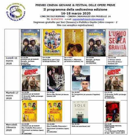 Premio Cinema Giovane & Festival delle Opere Prime