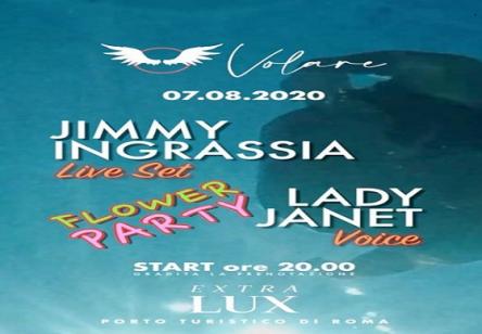 EXTRA LUX OSTIA FLOWER PARTY VENERDI 7 AGOSTO  EXTRA LUX PORTO TURISTICO