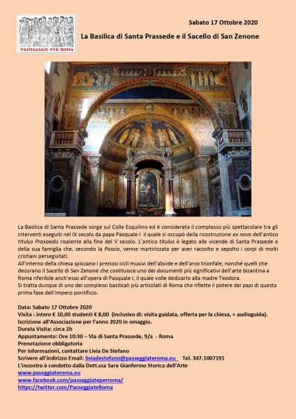 La Basilica di Santa Prassede e il Sacello di San Zenone