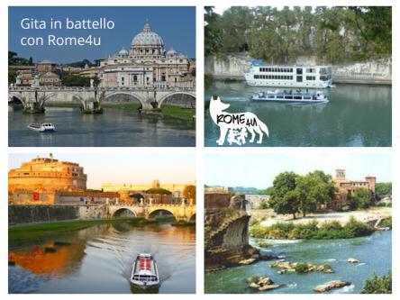 Domenica 12/09/21, h 18.00 - Gita in battello sul Tevere con visita guidata