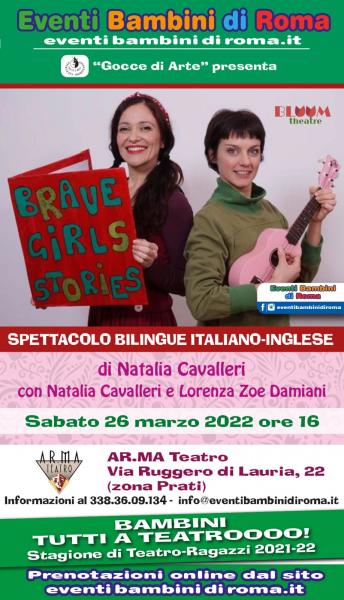 Spettacolo bilingue italiano-inglese per bambini dai 3 ai 10 anni 