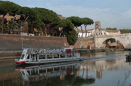 Domenica 22 maggio, h 10:30 - Visita guidata in Battello sul Tevere