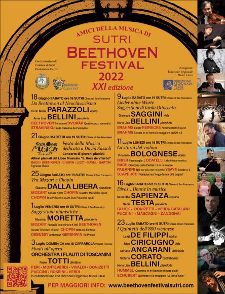 BEETHOVEN FESTIVAL SUTRI 2022 XXI edizione