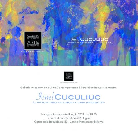 La Galleria Accademica presenta l’arte in perifrastica attiva di Ionel Cuculiuc.