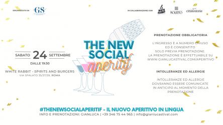 TheNewSocialAperitif - Il nuovo aperitivo in lingua