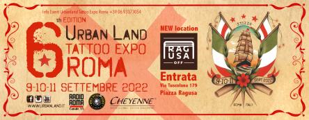 URBAN LAND TATTOO EXPO 2022: ROMA CAPITALE DEL TATUAGGIO