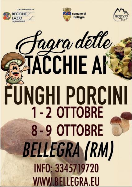 SAGRA DELLE TACCHIE AI FUNGHI PORCINI