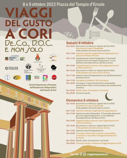 Viaggi del Gusto a Cori