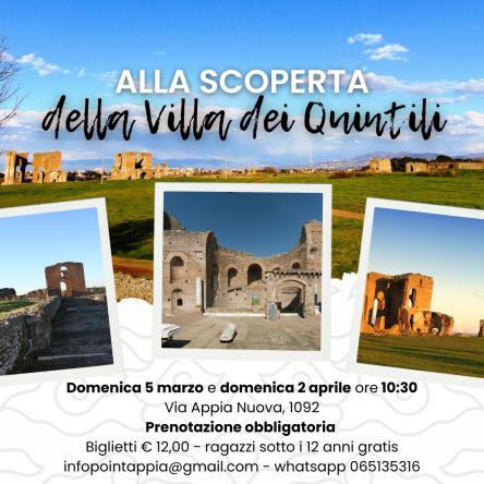 Alla scoperta della Villa dei Quintili - visita guidata a piedi