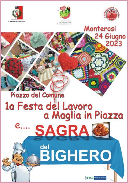 Festa del lavoro a maglia in piazza