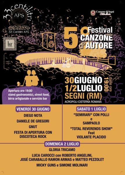 5º festival della canzone d’autore