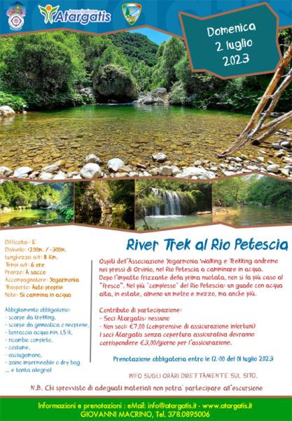 RiverTrek al Rio Petescia