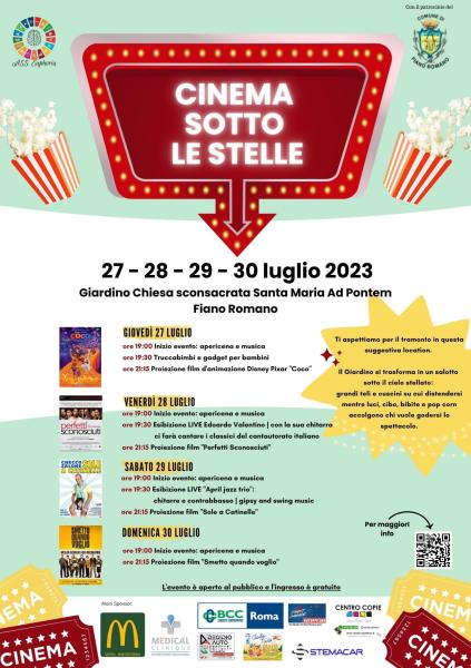 Cinema sotto le stelle 🍿