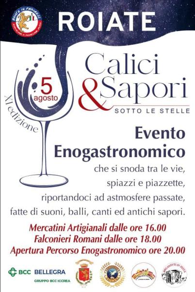 Calici & Sapori Sotto le Stelle - XIª Edizione