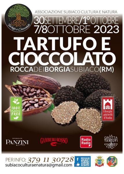 Subiaco (RM), Tartufo e cioccolato - 30 sett/8 ott