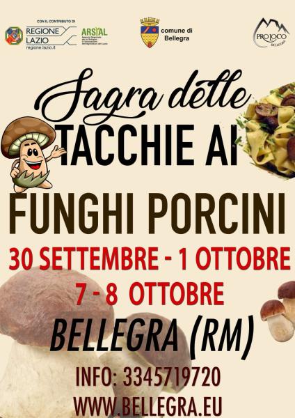 SAGRA DELLE TACCHIE AI FUNGHI PORCINI