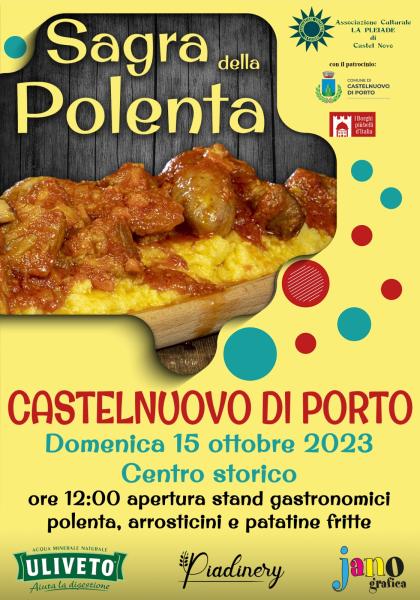Sagra della Polenta a Castelnuovo di Porto il 15 ottobre 2023