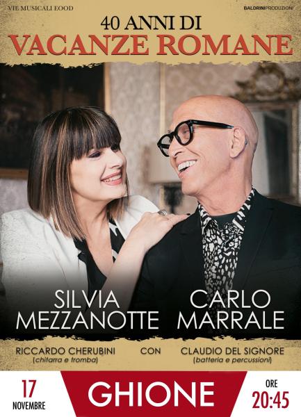 Parte da Roma il tour di Silvia Mezzanotte e Carlo Marrale.
