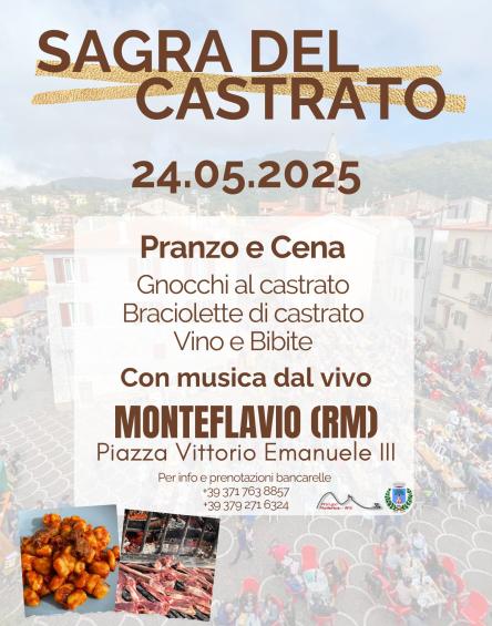 Sagra del castrato 24 maggio 2025