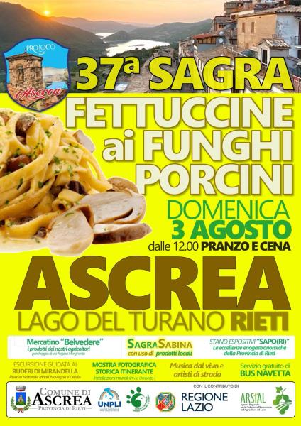 XXXVII sagra delle fettuccina ai funghi porcini