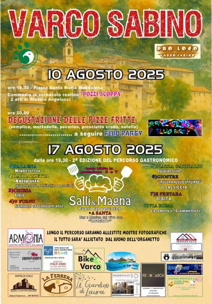 Degustazione pizze fritte e 2^ edizione del percorso gastronomico “SALLI e MAGNA”