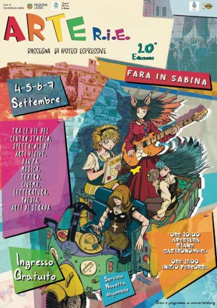 Torna ARTEr.i.e a Fara in Sabina per il 20° compleanno