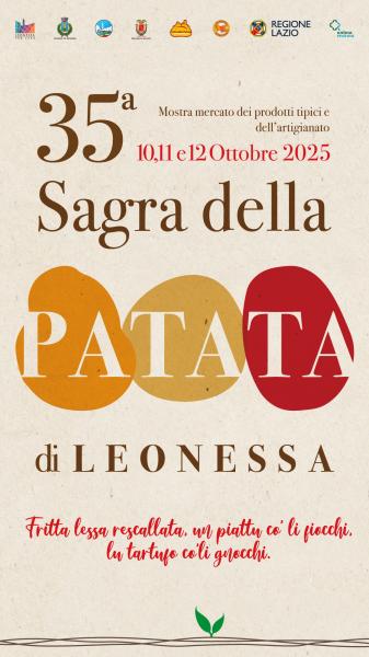Leonessa, la patata è in sagra il 10, 11 e 12 ottobre
