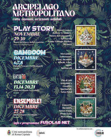 Al via “Arcipelago Metropolitano”, una rassegna di 4 Festival natalizi