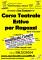 CORSI ESTIVI PER BAMBINI E RAGAZZI