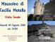Il Mausoleo di Cecilia Metella in serale