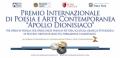 Premio Internazionale di Poesia e Arte Contemporanea “Apollo dionisiaco” Roma 2019